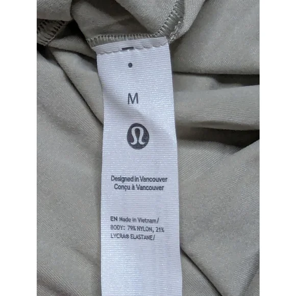 Lululemon Bodysuit Women's M Taupe Square-Neck Long Sleeve Bodysuit New With Tag - Picture 6 of 9